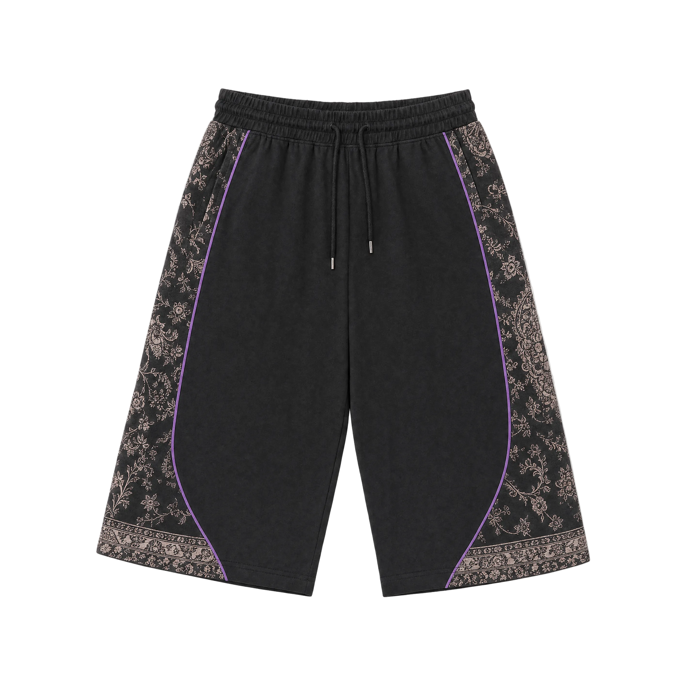 Black Persian Sweat Shorts