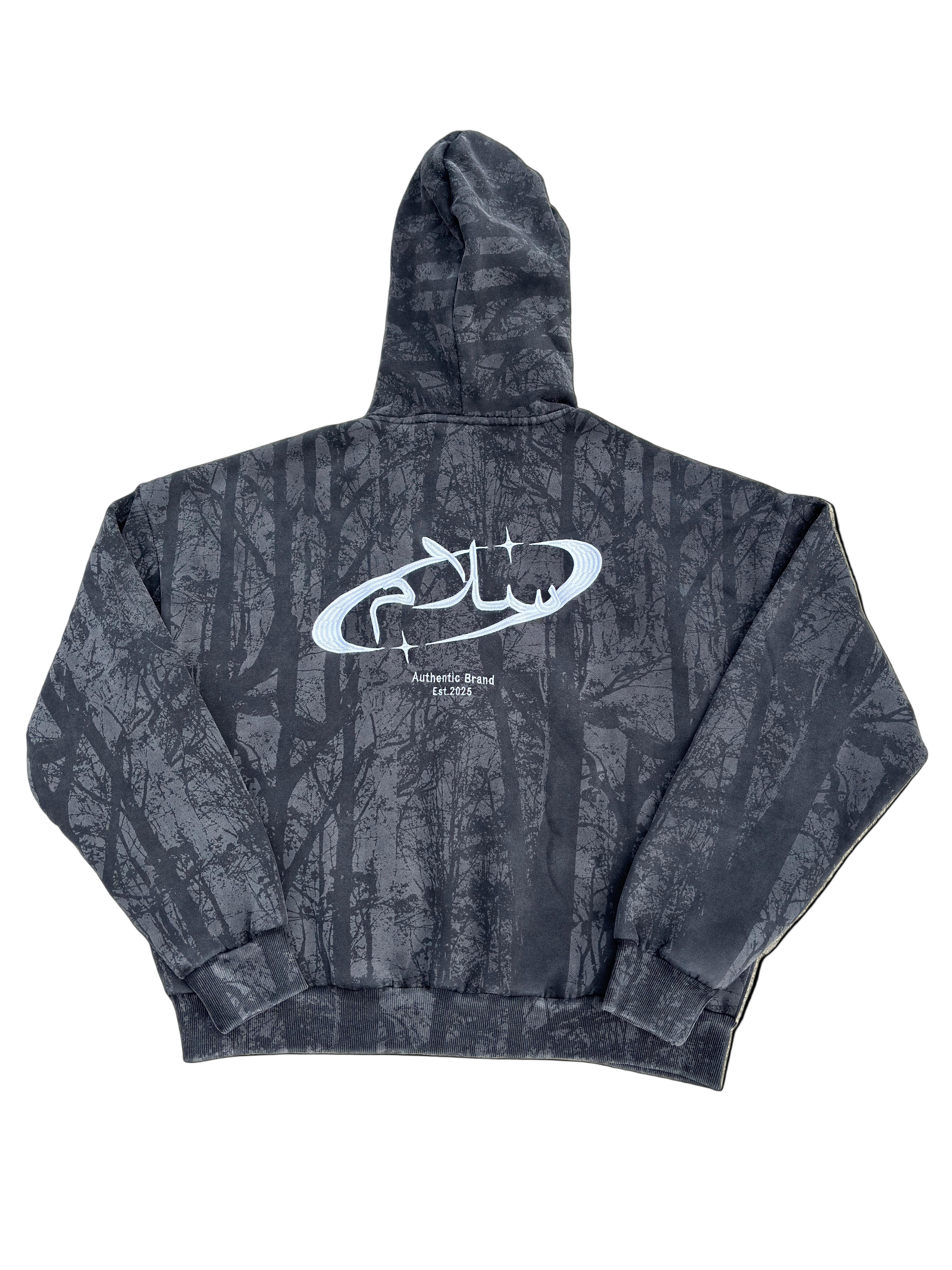 Salaam Black Tree Zip-up
