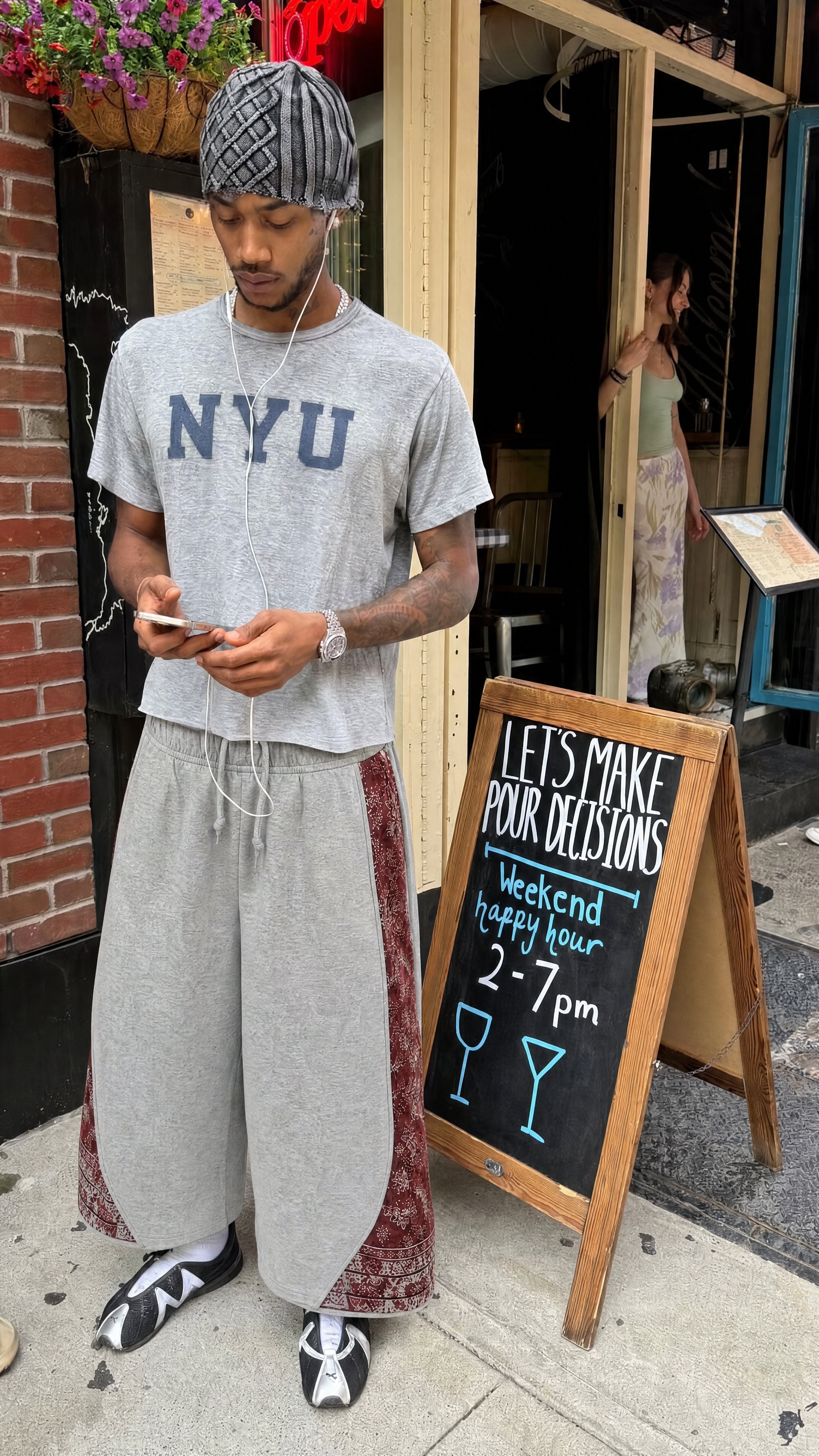 Grey Persian Sweat Shorts